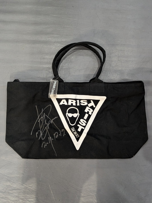 【蝶野正洋 直筆サイン入り】ARISTRIST ジップトートバッグ