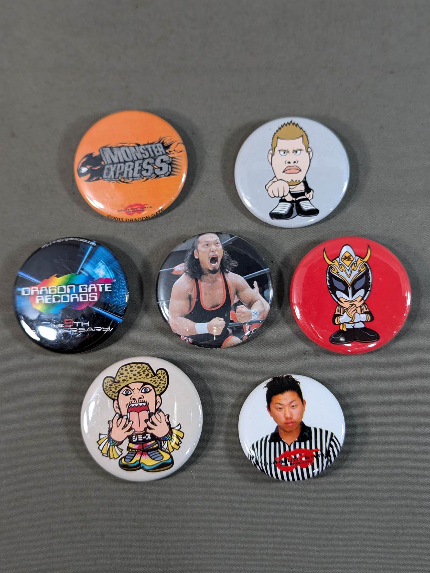 DRAGON GATE 缶バッジセット②