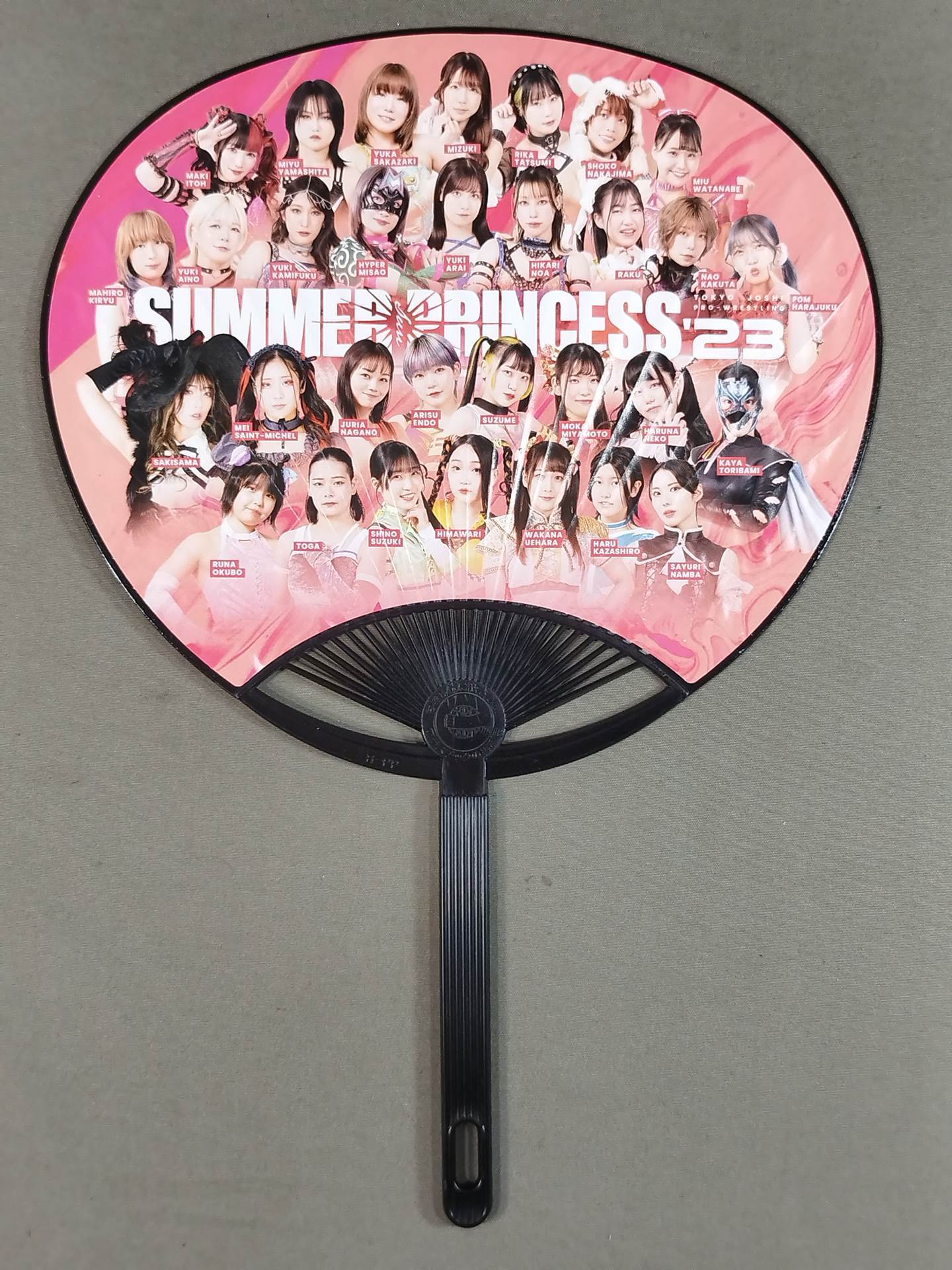 Tokyo Joshi Pro Wrestling  "SUMMER PRINCESS '23" Mini Uchiwa (paper fan) 