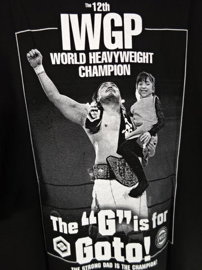後藤洋央紀 第12代IWGP世界ヘビー級王座載冠記念 Tシャツ
