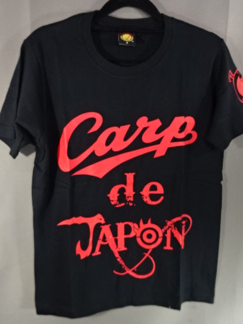 広島東洋カープ×内藤哲也 Carp de JAPON コラボTシャツ①(ブラック)