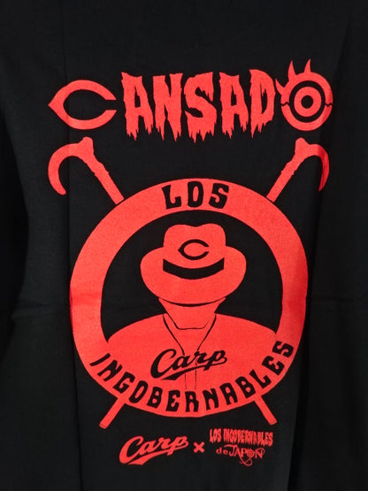 広島東洋カープ×内藤哲也 Carp de JAPON コラボTシャツ①(ブラック)