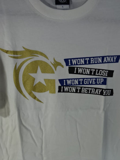 飯伏幸太 I will become God Tシャツ(ホワイト)