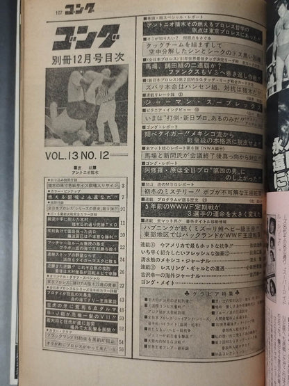 別冊ゴングVol.13 No.12