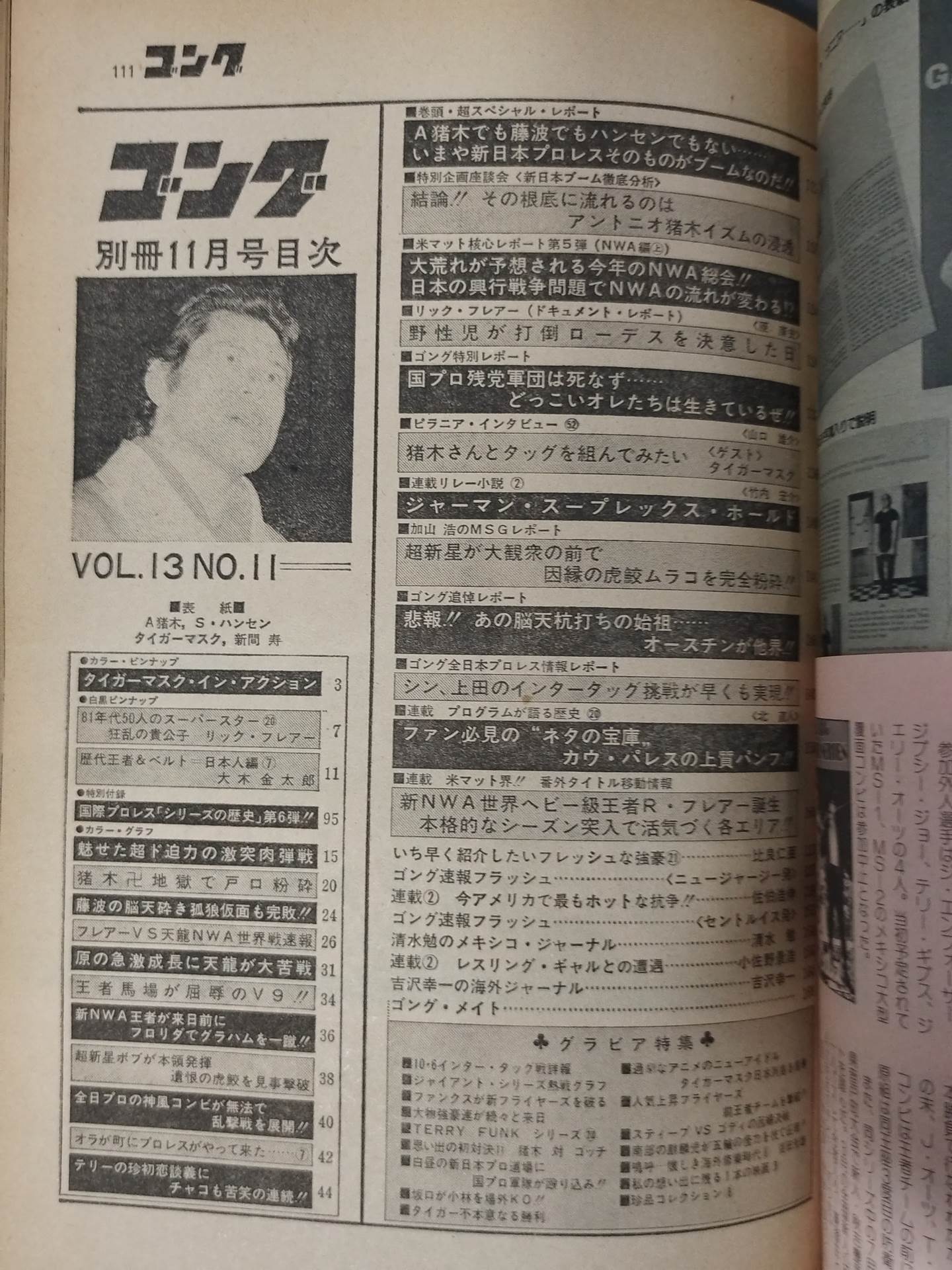 別冊ゴングVol.13 No.11