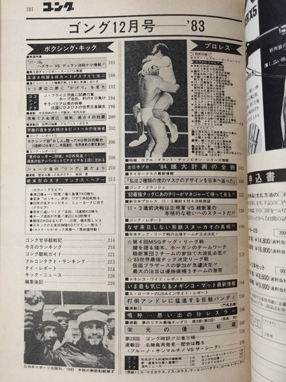 月刊ゴングVol.16 No.12