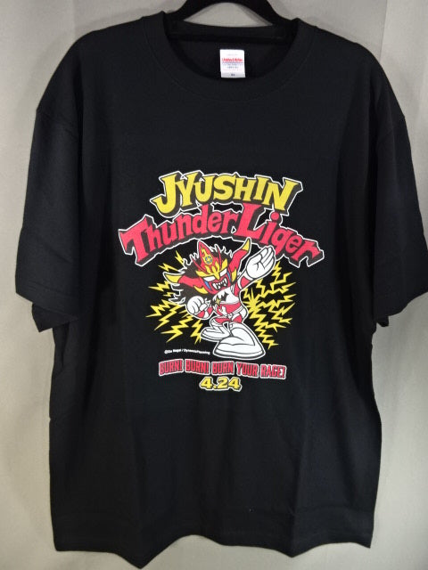 獣神サンダー・ライガー ライガー同窓会 感謝還暦SP イベント限定 Tシャツ①(ブラック)