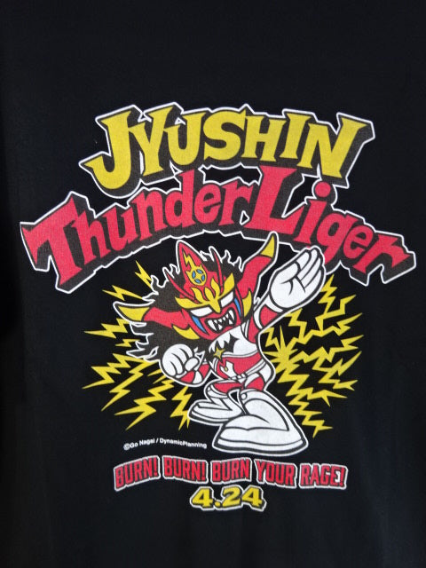 獣神サンダー・ライガー ライガー同窓会 感謝還暦SP イベント限定 Tシャツ①(ブラック)
