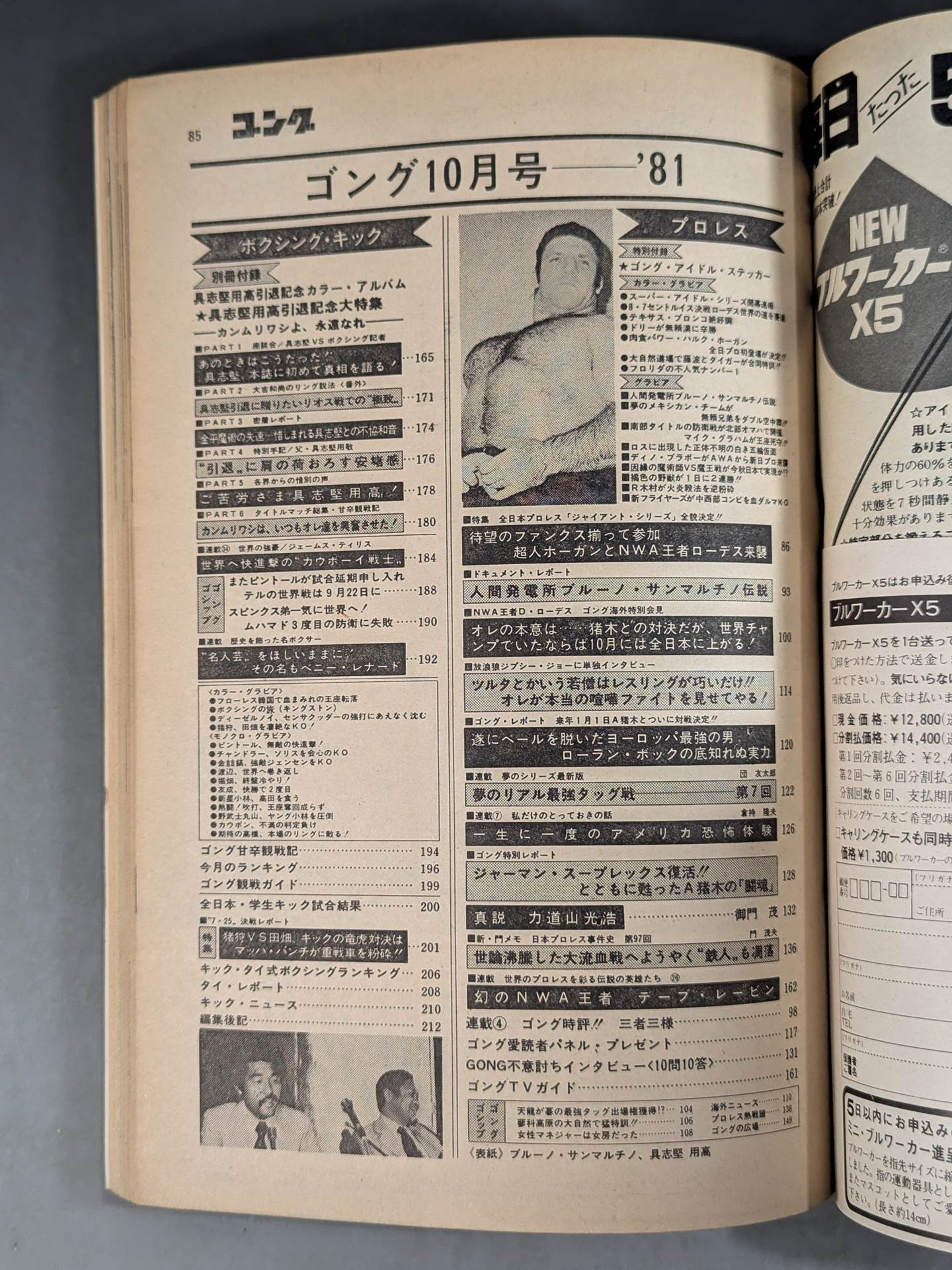 月刊ゴングVol.14 No.10