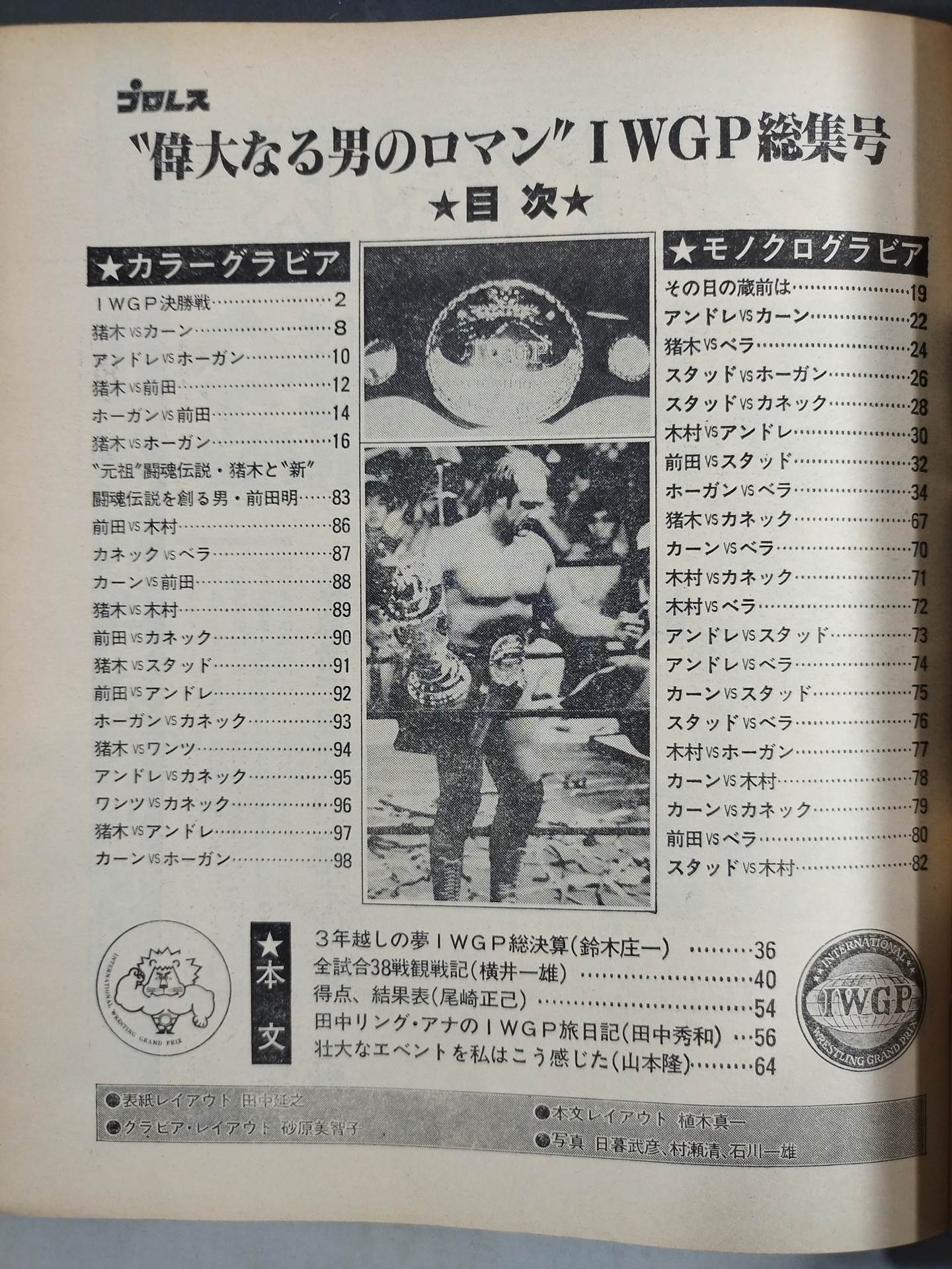 月刊プロレス 1983年6月号増刊