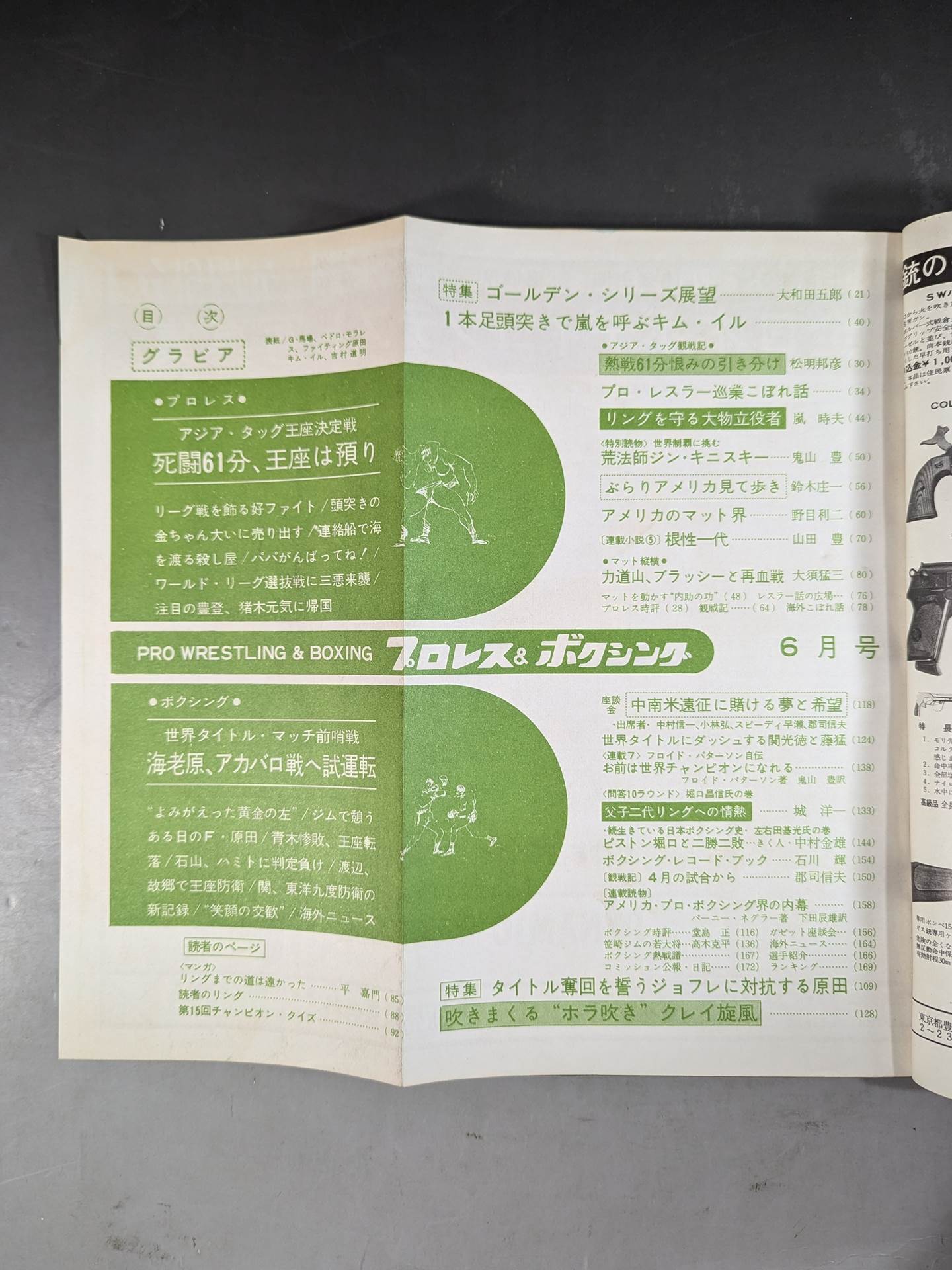 プロレス&ボクシング 1966年6月号