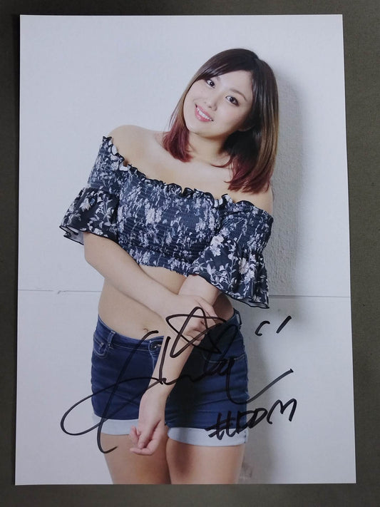 HIMEKA  hand signed autograph  Starda Pro-Photo  (Q-3)