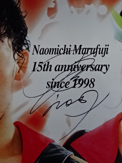 【hand signed autograph】 Summer Navig.2013~ Naomichi Marufuji 's 15th Anniversary Tournament