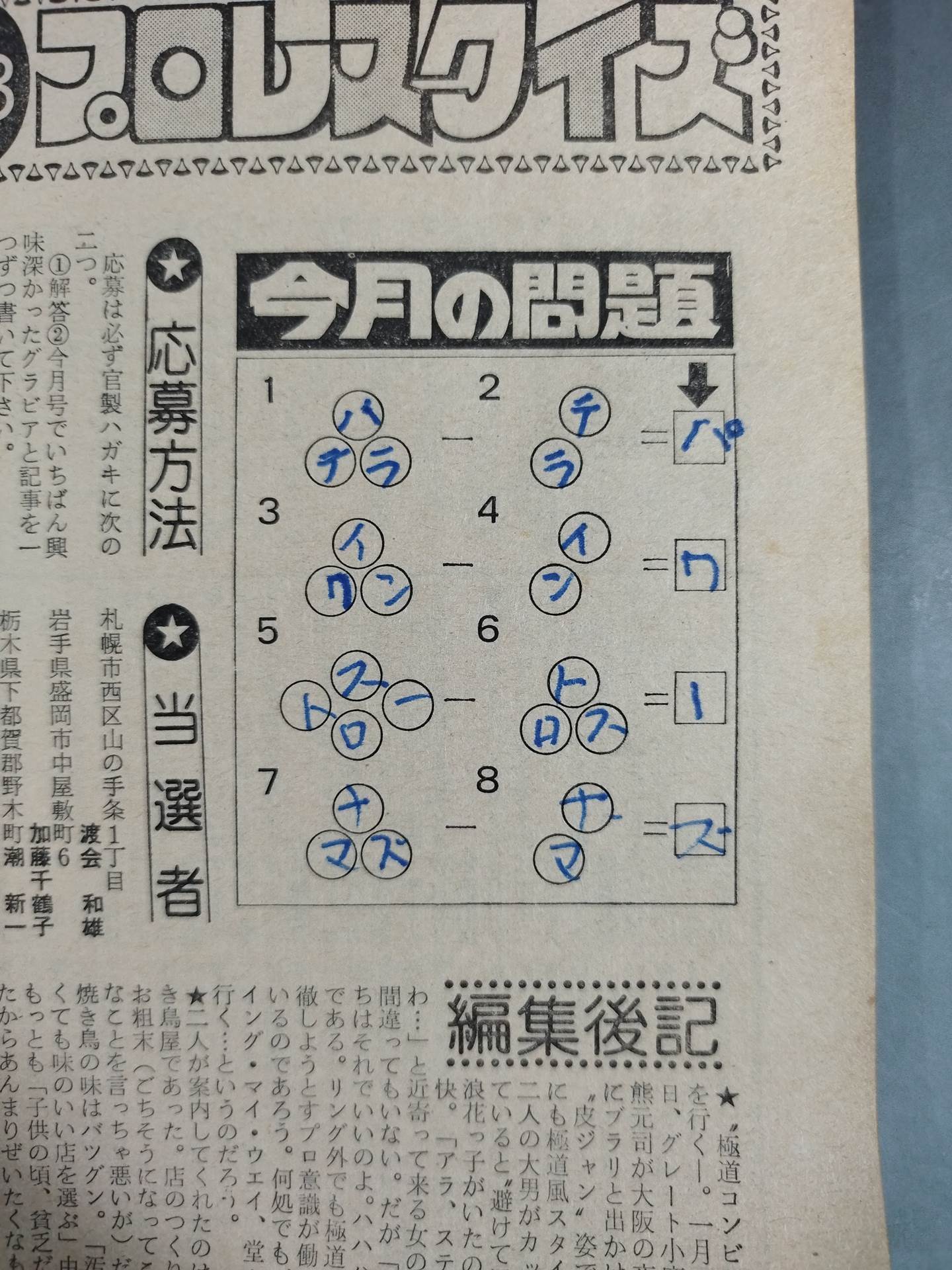 Monthly Pro Wrestling March 1979 issue