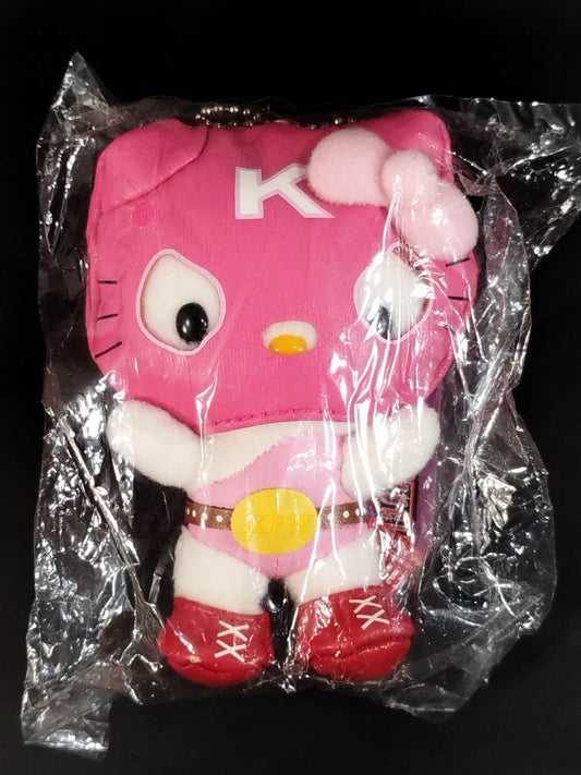 ★ All Japan Pro Wrestling × Hello Kitty ★ Mask Soft Toy  Mascot Keychain