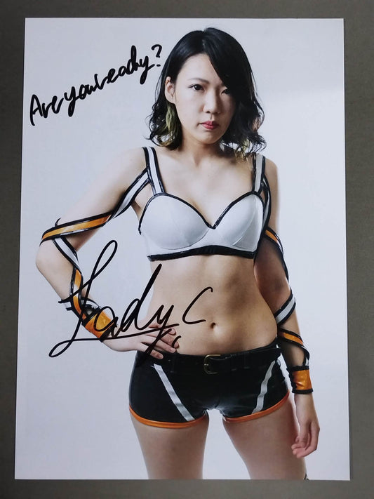 Lady C  hand signed autograph  Starda Pro-Photo (E-3)