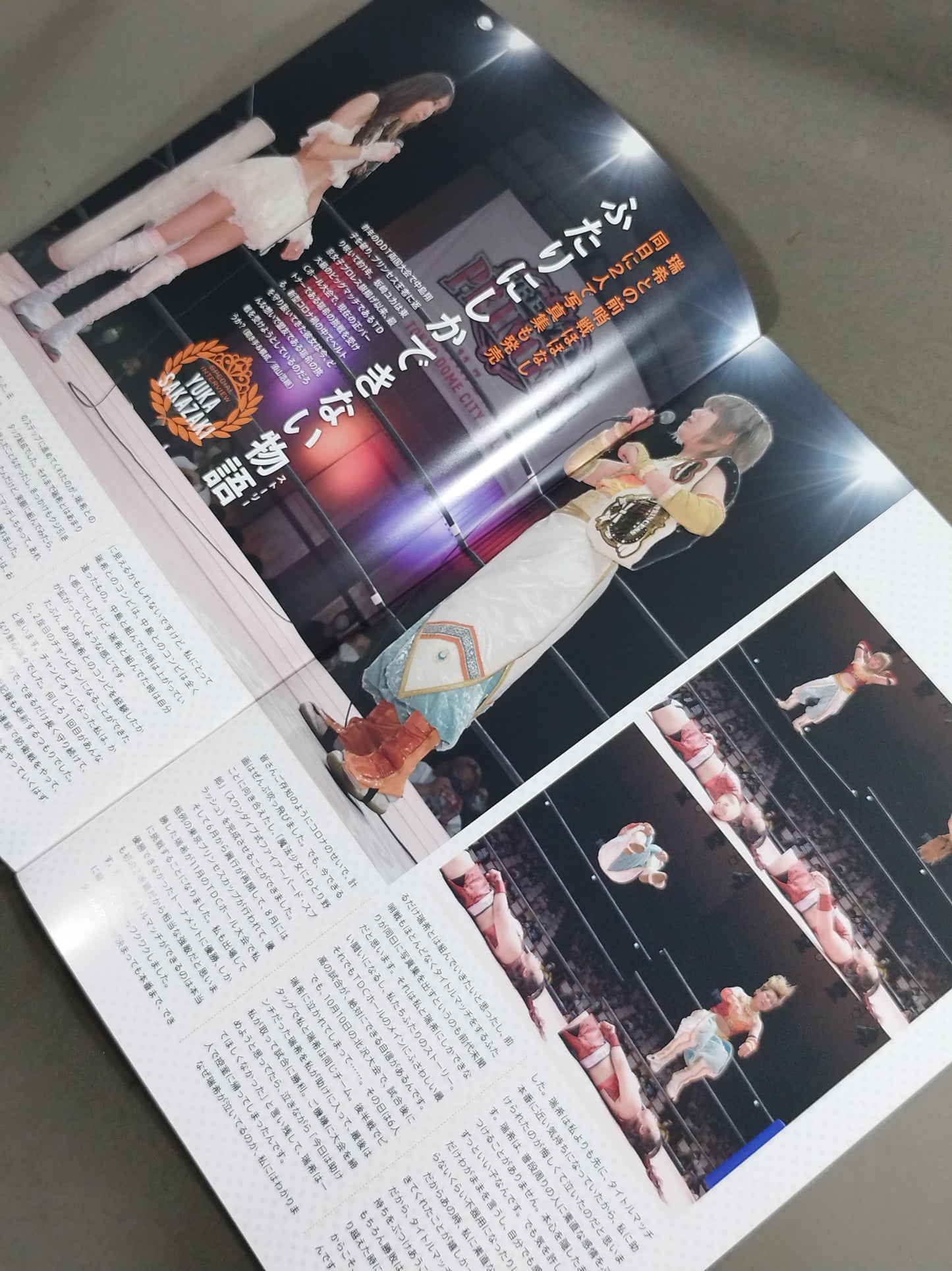 【Miyu Yamashita  hand signed autograph 】 Tokyo Joshi Pro Wrestling  / WRESTLE PRINCESS