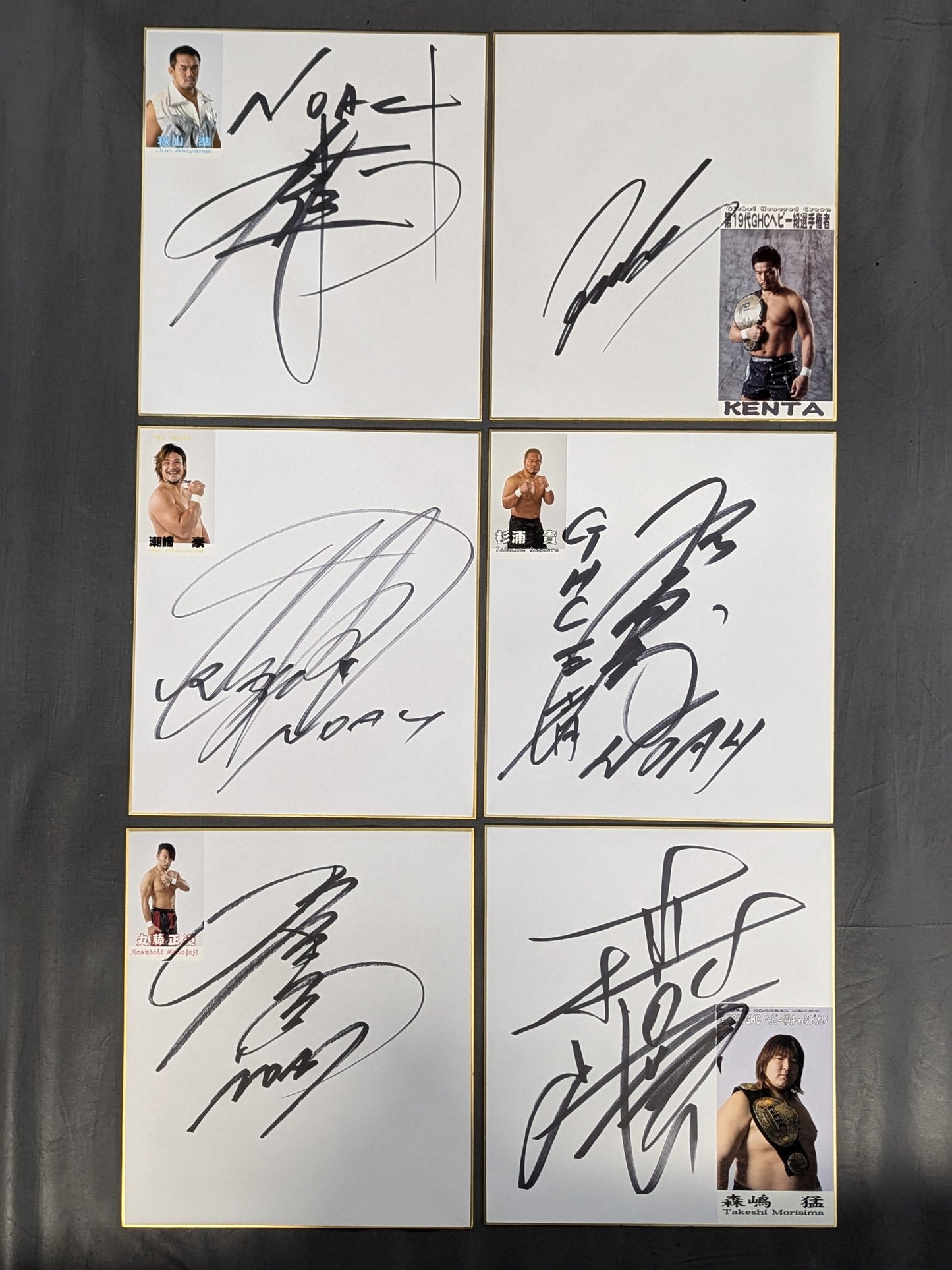 NOAH Shikishi ( Autograph board ) set (photo ) Sticker  attached) (3)