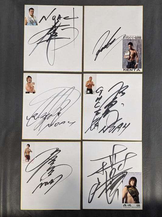 NOAH Shikishi ( Autograph board ) set (photo ) Sticker  attached) (3)
