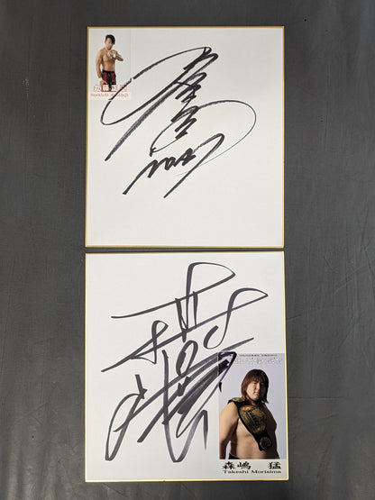 NOAH Shikishi ( Autograph board ) set (photo ) Sticker  attached) (3)
