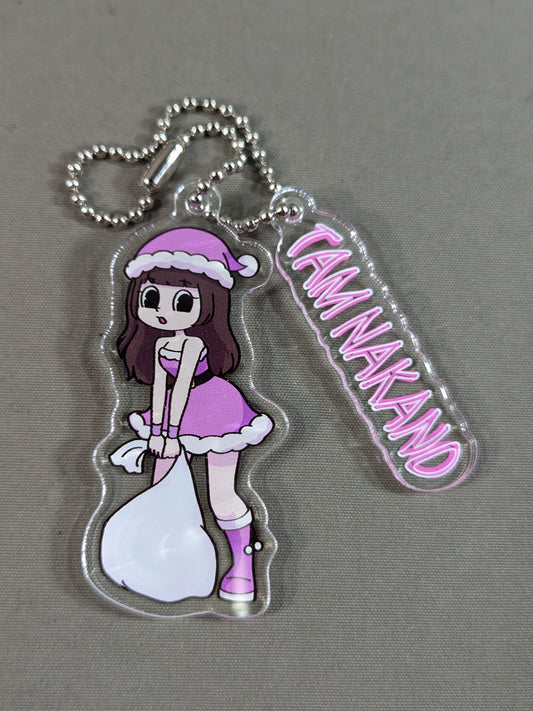 Tam Nakano  Stardom Christmas Illustration Acrylic Keychain