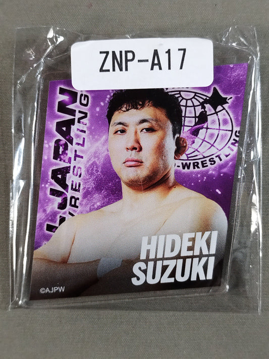 Hideki Suzuki  All Japan Pro Wrestling × Web Pong Acrylic Keychain