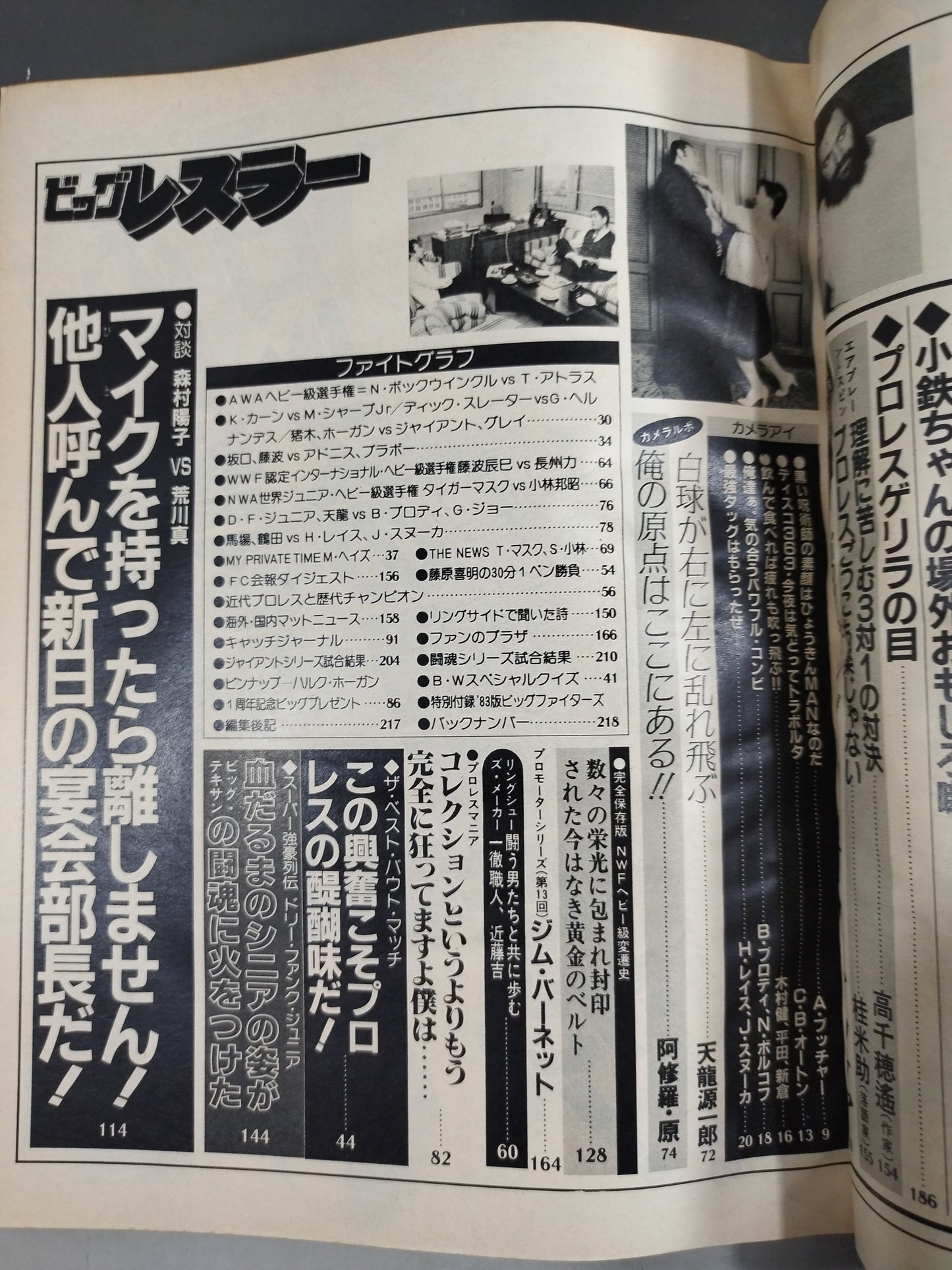 Monthly Big Wrestler January 1983 issue