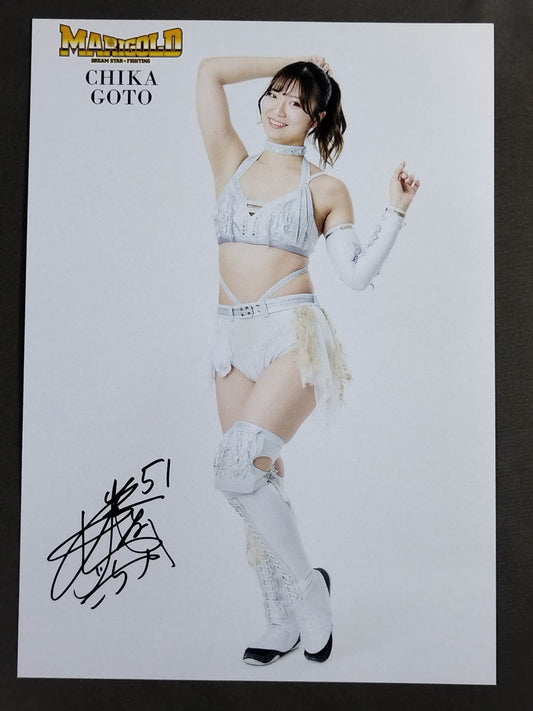 Chika Goto  hand signed autograph Pro-Photo (B-3)