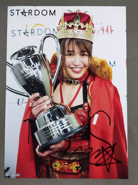 Akari hand signed autograph stardom Pro-Photo (G-9)