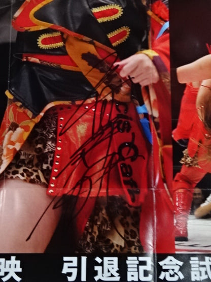 【hand signed autograph】 Rinei Tamada retirement commemorative match