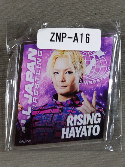 Rising HAYATO Japan Pro Wrestling × Webpon Acrylic Keychain