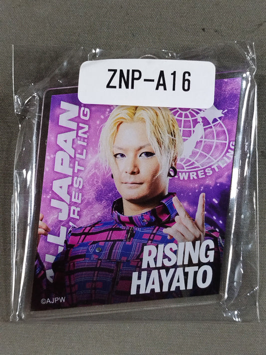 Rising HAYATO Japan Pro Wrestling × Webpon Acrylic Keychain