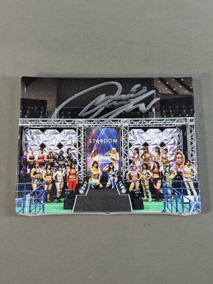 【Utami Hayashishita  hand signed autograph Stardom Canvas Print