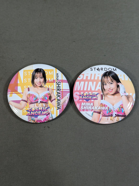 ★弾けるワールドワイド・ヴィーナス★ 白川未奈 缶バッジセット①