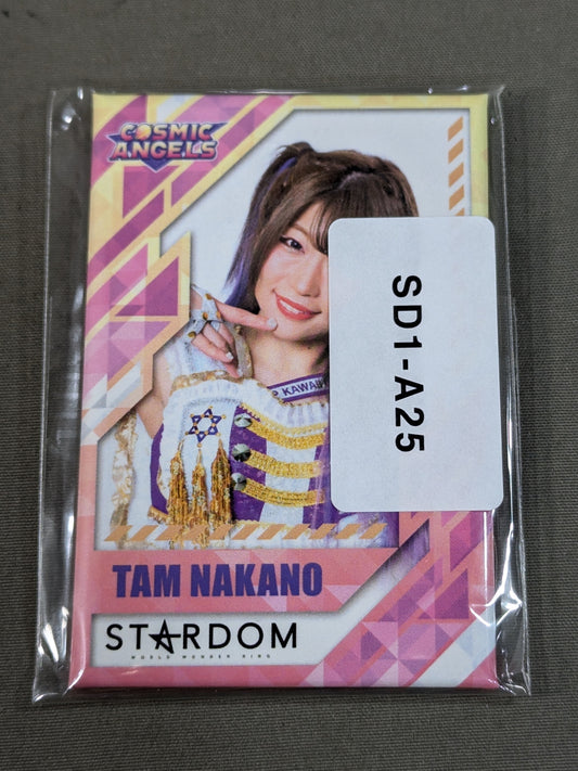 Tam Nakano  STARTOM× Webpong Square PinBack button 