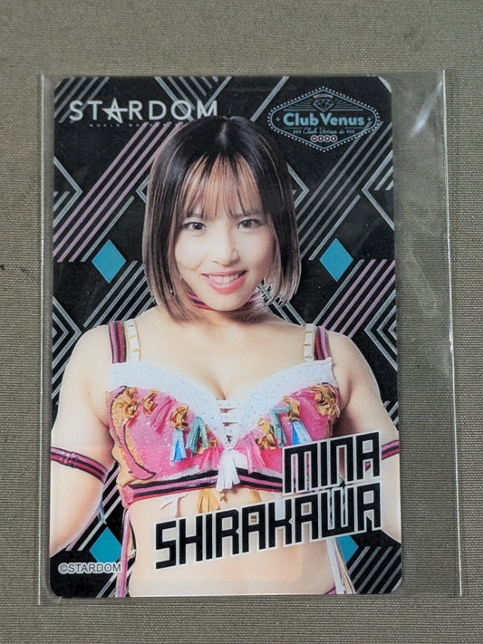 Mina Shirakawa  STARDOM× Web Pong Clear Card