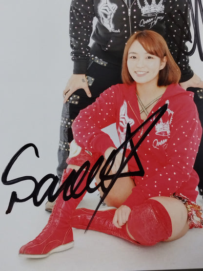 Sareee (SARRAY) &Yoshiko  Oni to Kinbar 2 hand signed autographs Pro-Photo  (A-1 )