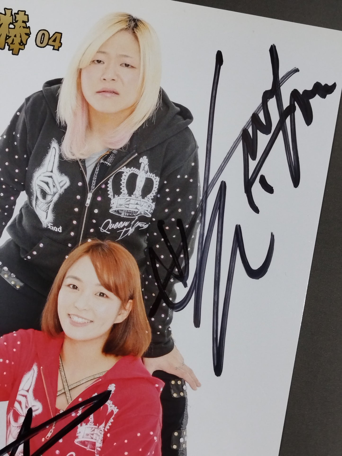 Sareee (SARRAY) &Yoshiko  Oni to Kinbar 2 hand signed autographs Pro-Photo  (A-1 )