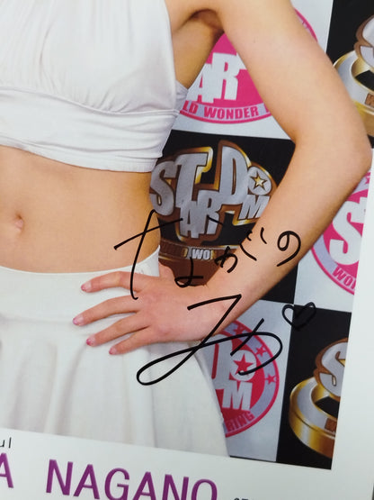 Mika Nagano hand signed autograph stardom Pro-Photo (A-1)