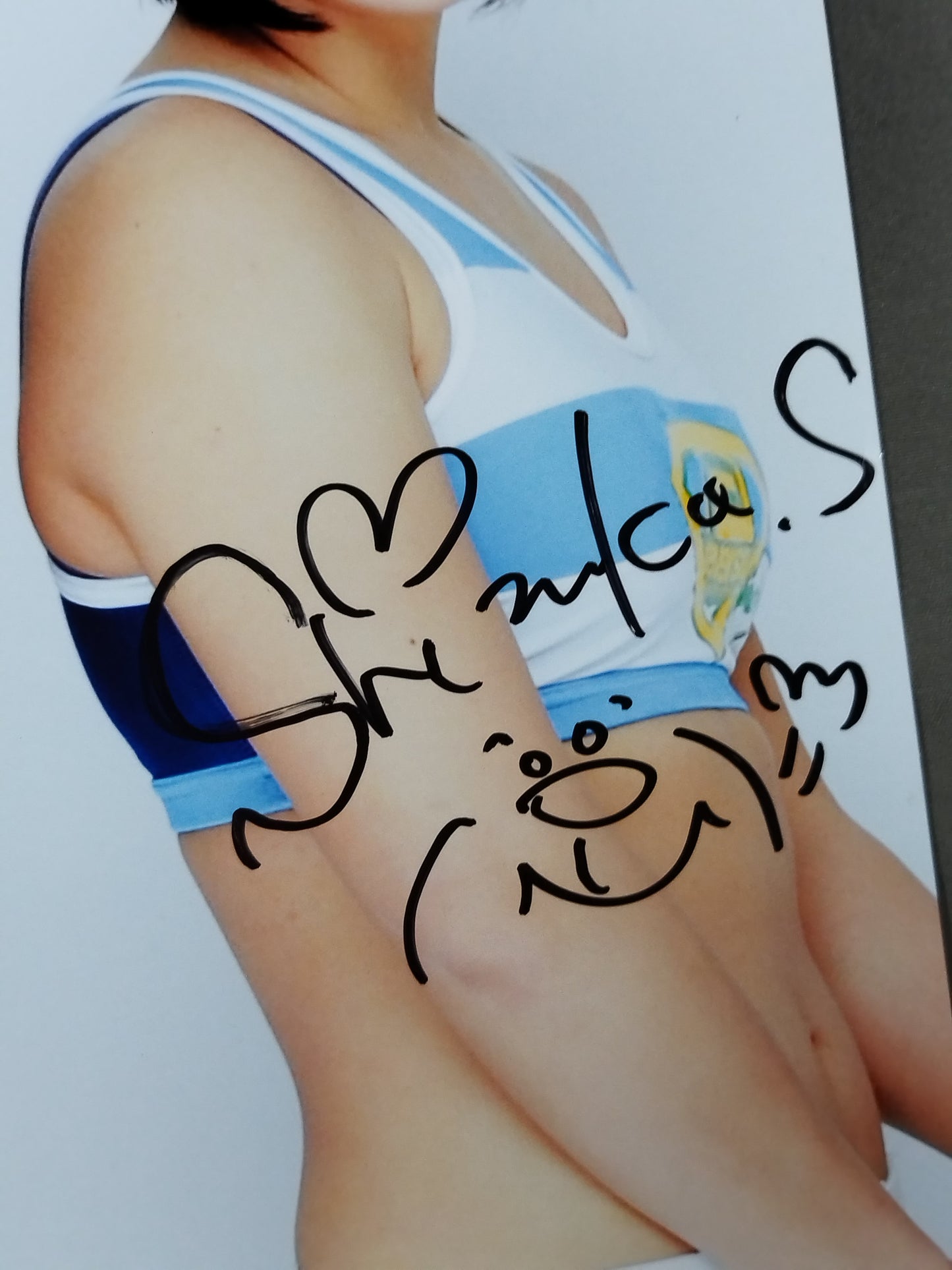 Shizuka Sugiyama & Mika Nagano 2 hand signed autographs  Pro-Photo (A-1)