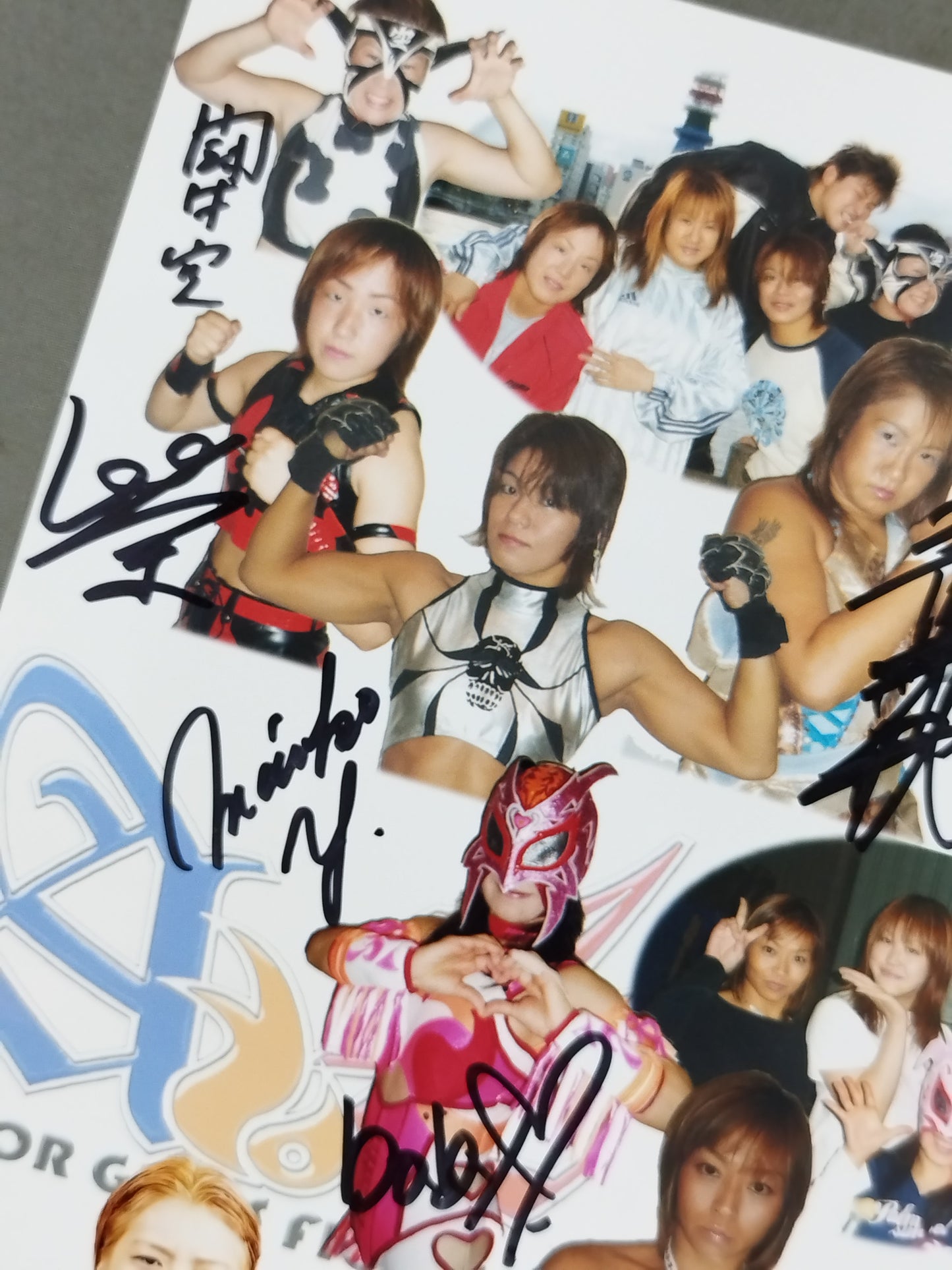 [14 fighters hand signed autograph Major Women's Pro Wrestling AtoZ Pro-Photo 