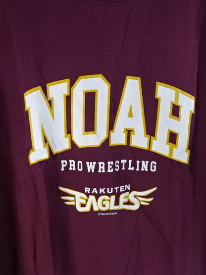NOAH × Rakuten Golden Eagles Collaboration T-Shirt (1) (Crimson Red)