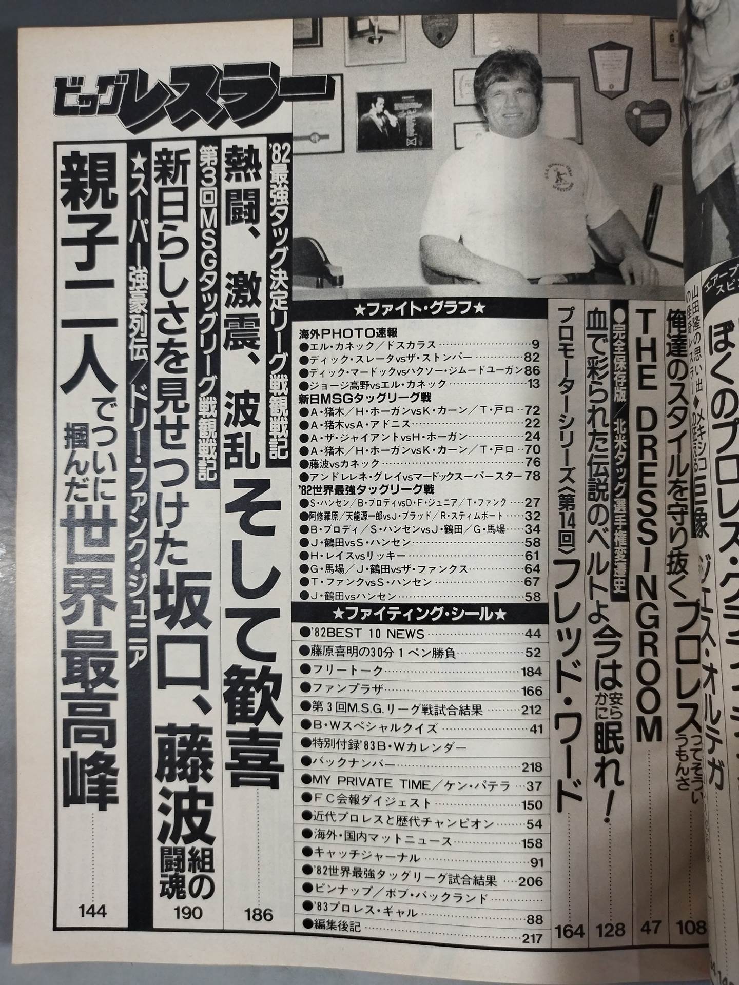 Monthly Big Wrestler February 1983 issue