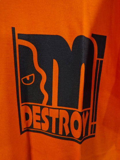 Hiroyo Matsumoto DESTROY Illustration T-Shirt (1) (Orange)