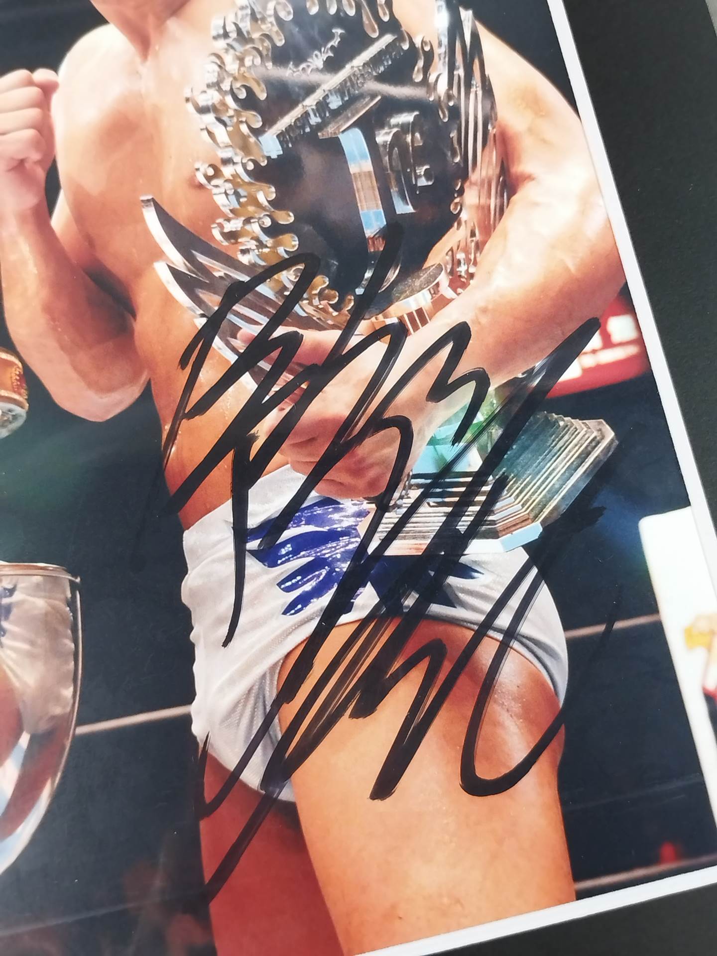 ★BEST OF THE SUPER Jr優勝★ 飯伏幸太 直筆サイン入り 写真パネル