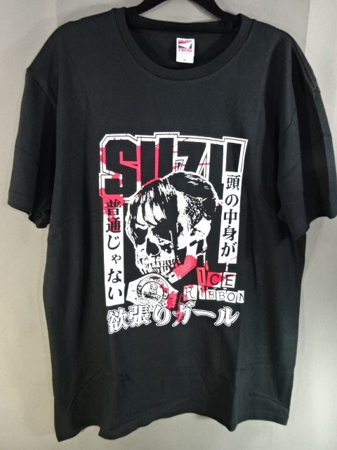 Suzu Suzuki  ICEx ∞ Coronation Commemoration ~ "The contents of the head are not normal" T-shirt