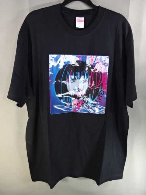 RINA  & HINA  Pink & Azure T-Shirt