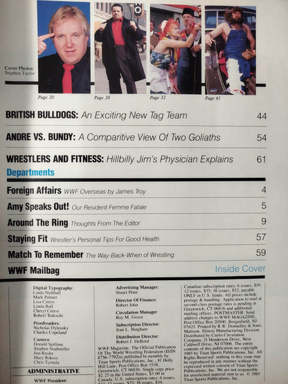 WWF MAGAZINE August/September 1985