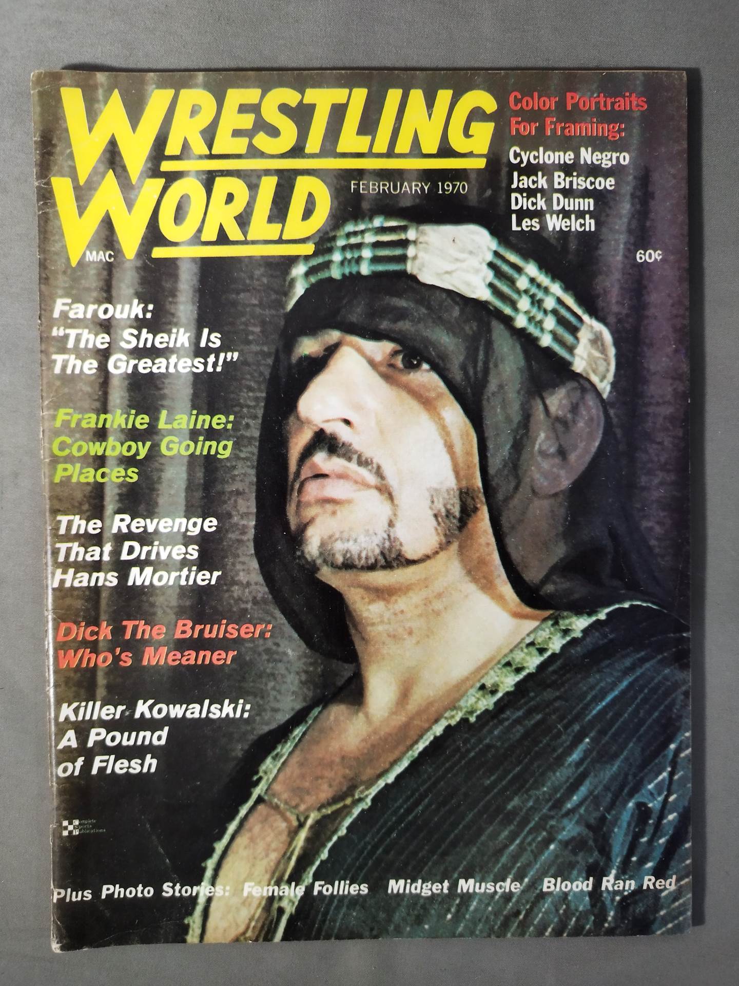 Wrestling WORLD, February 1970 issue