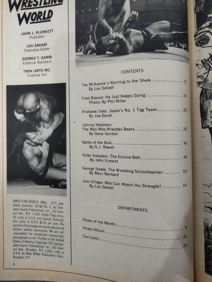 Wrestling WORLD Fall 1971